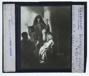 Rembrandt, Simeon und Hanna im Tempel (Hamburg KH 88)