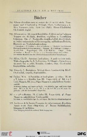 Bücher (Nr. 762-871)