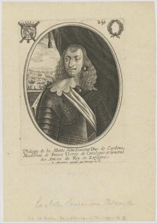 Bildnis des Philippe de la Motte Houdancour, Duc de Cardone