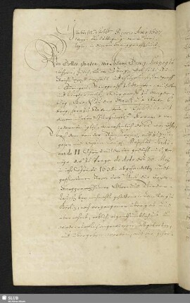 Churfürstl. Sächß. Revers Anno 1637. wegen Bestättigung der Privilegien in diesem Marggraffthumb.