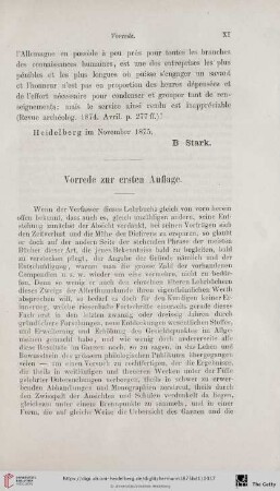 Vorrede zur ersten Auflage