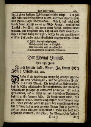 Der Monat Junius.