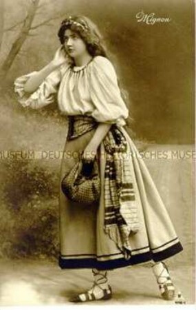 Frau als "Mignon"