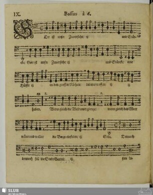 IX. Gott ist unser' Zuversicht