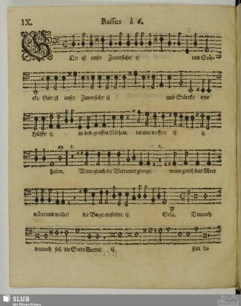 IX. Gott ist unser' Zuversicht