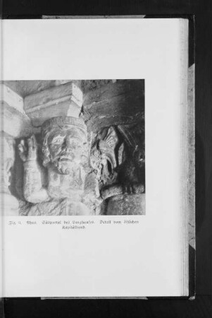 Fig. 9. Ahus. Südportal des Langhauses. Detail vom östlichen Kapitälband.