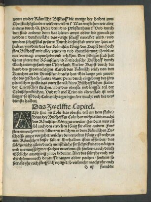 Das Zwelffte Capitel.