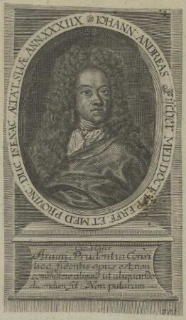 Bildnis des Iohann Andreas Fischer