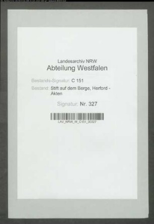 Verbot der Zahlung von Kopfsteuer seitens der Abtei