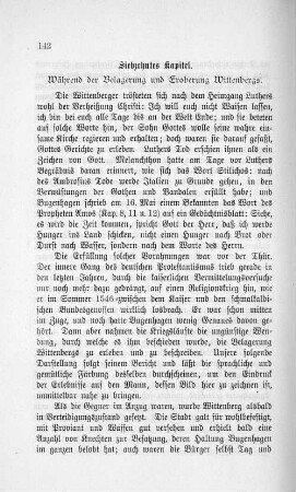 Siebzehntes Kapitel. Während der Belagerung und Eroberung Wittenbergs.