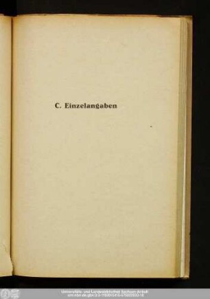 C. Einzelangaben