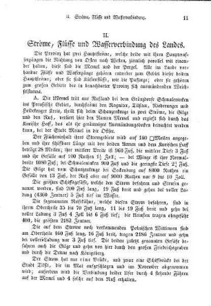 II. Ströme, Flüsse, Wasserverbindungen