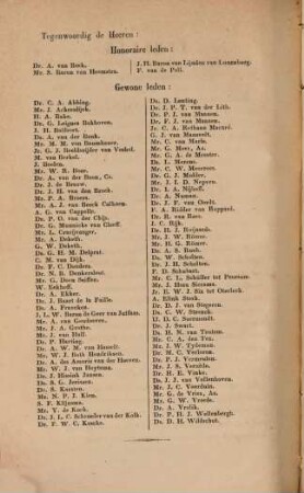 Verslag van het verhandelde in de sectievergaderingen en de algemeene vergadering : gehouden op ..., inclusief het jaarverslag over ... 1851