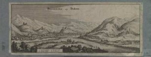 Ansicht von Bellinzona, Radierung, 1641