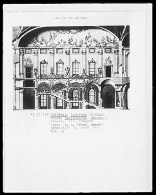 Würzburg, Residenz, Hauptflügel, Treppenhaus