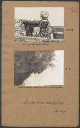 Österr.-ungar. Scheinwerfer in Stellung
