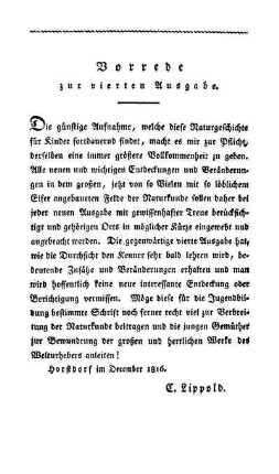 Vorrede zur vierten Ausgabe
