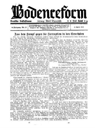 Aus dem Kampf gegen die Korruption in den Gemeinden