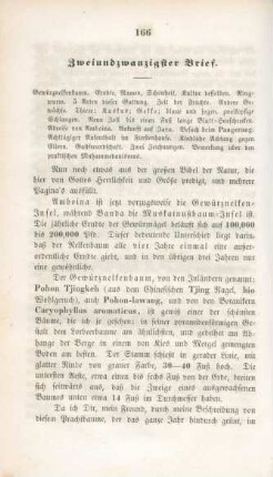 Zweiundzwanzigster Brief. Gewürznelkenbaum ...
