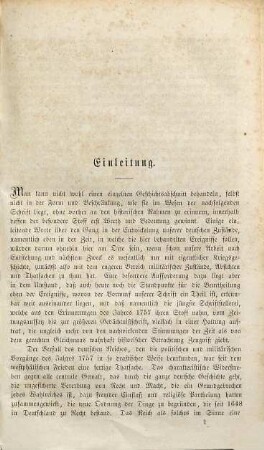 Quellenstücke und Studien über den Feldzug der Reichsarmee von 1757 : ein Beitrag zur deutschen Geschichte im 18. Jahrhundert