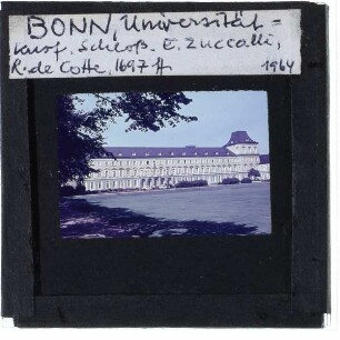Bonn, Rheinische Friedrich-Wilhelms-Universität,Bonn, Kurfürstliches Schloss,Bonn, Hofgarten