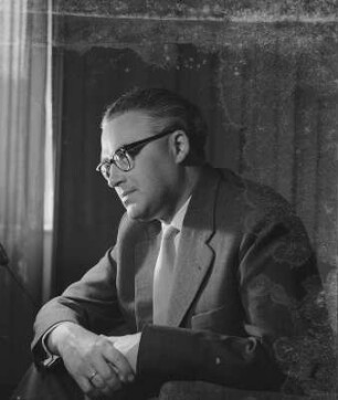 Porträt Kapellmeister Wilhelm Hübner