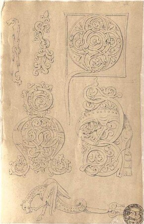 Voit, August von; Initiale - Details