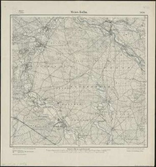 Meßtischblatt 2620 : Weiß-Kollm, 1920 : Weiß-Kollm. - Aufn. 1887, Nachtr. 1920. - 1:25000. - [Berlin]: Reichsamt für Landesaufnahme, 1920. - 1 Kt.