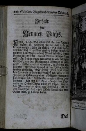 Inhalt des Neunten Buchs. - Das Neunte Buch.