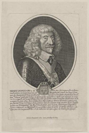 Bildnis des Henry Dorleans de Longueville