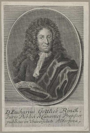 Bildnis des Eucharius Gottlieb Rinck