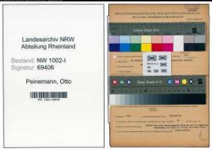 Entnazifizierung Otto Peinemann , geb. 28.11.1907 (Sachbearbeiter)