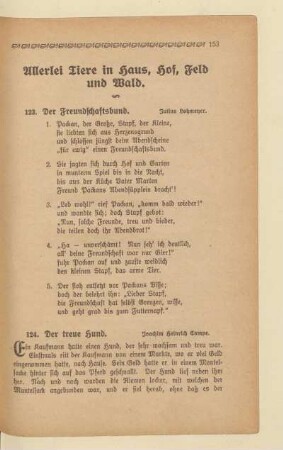 Allerlei Tiere in Haus, Hof, Feld und Wald.