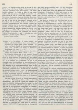 611-613 [Rezension] Hübner, Heinrich, D. Rudolf Rocholl