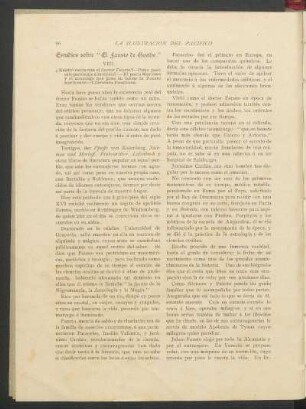 Estudios sobre "El Fausto de Goethe" - [Continuación] : VIII