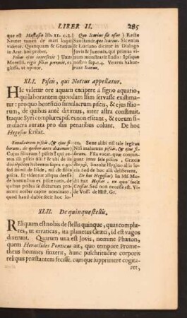 XLI. Piscis, qui Nortius appellatur.