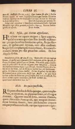 XLI. Piscis, qui Nortius appellatur.