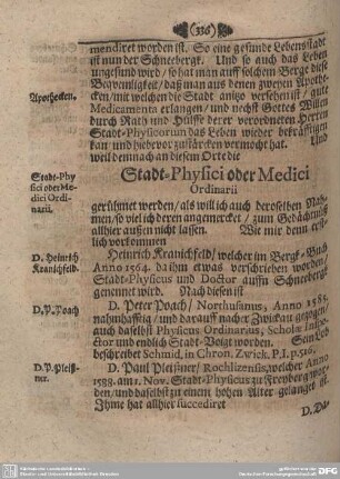 Stadt-Physici oder Medici Ordinarii