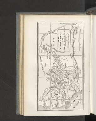Part of Western Africa with Mungo Park's routes.
