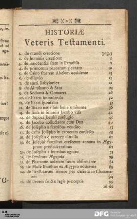 Historiae Veteris Testamenti.