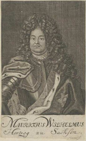 Bildnis von Mauritius Wilhelmus, Herzog von Sachsen-Zeitz