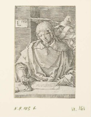 Johannes, Blatt 4 der Folge "Vier Evangelisten"