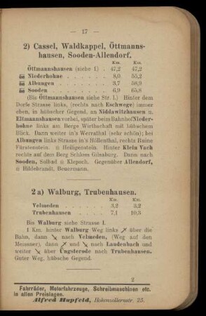 2a) Walburg, Trubenhausen