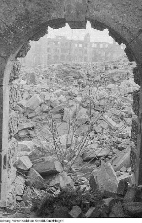 Trümmerstadt, März 1951