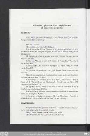 Médecins, pharmaciens, sage-femmes et médecins-dentistes