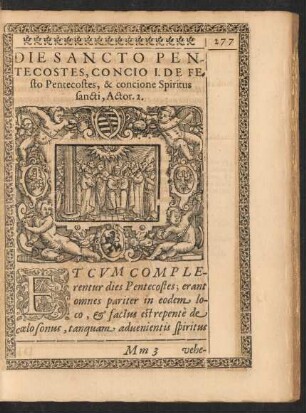Die Sancto Pentecostes, Concio I. De Festo Pentecostes ...