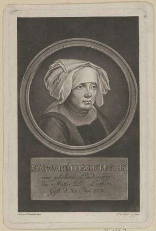 Bildnis der Margaretha Lutherin