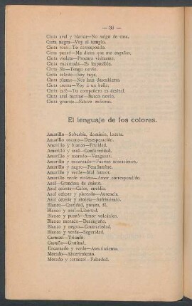 El lenguaje de los colores