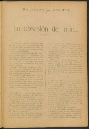 La obsesión del rojo...