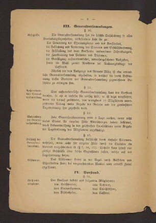 IV. Vorstand